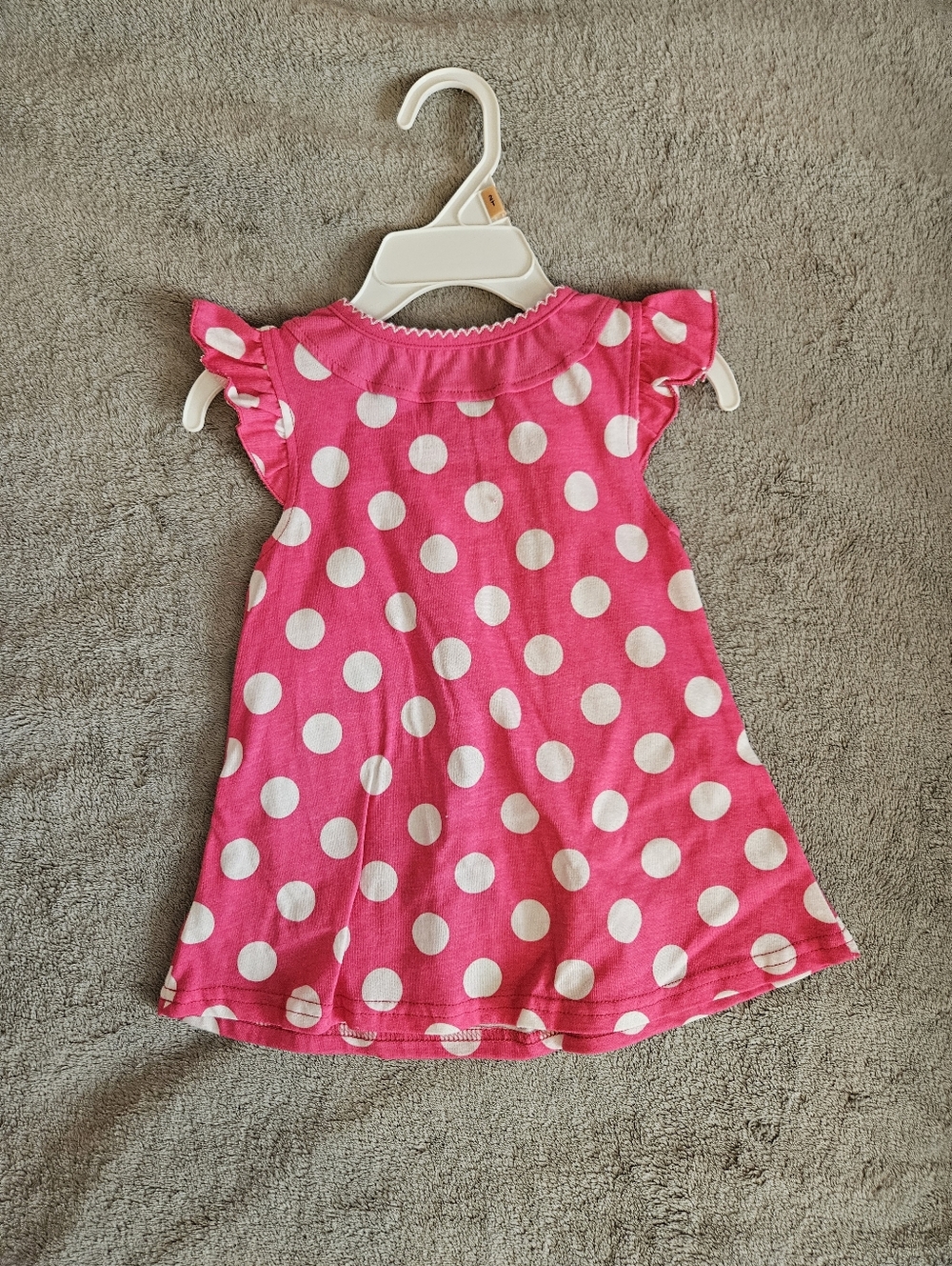 Girls' Pink Polka Dot Bird Tunic & Legging Set 2T - Picture 3 of 5